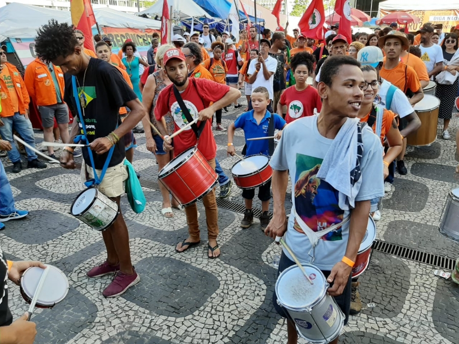 Caravanas de todo Brasil chegam ao Rio de Janeiro para ato na sede da Petrobrás