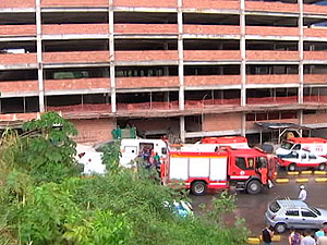 Acidente em canteiro de obras deixa nove mortos em Salvador (Foto: Reprodução/TV Bahia)