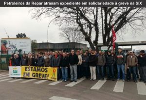 Cresce o apoio à greve na Usina do Xisto