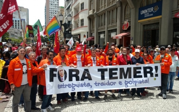 Petroleiros se unem às demais categorias no Dia de Luta Contra a Reforma Trabalhista