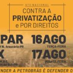 Repar e SIX recebem mobilizações nacionais contra a privatização e por direitos