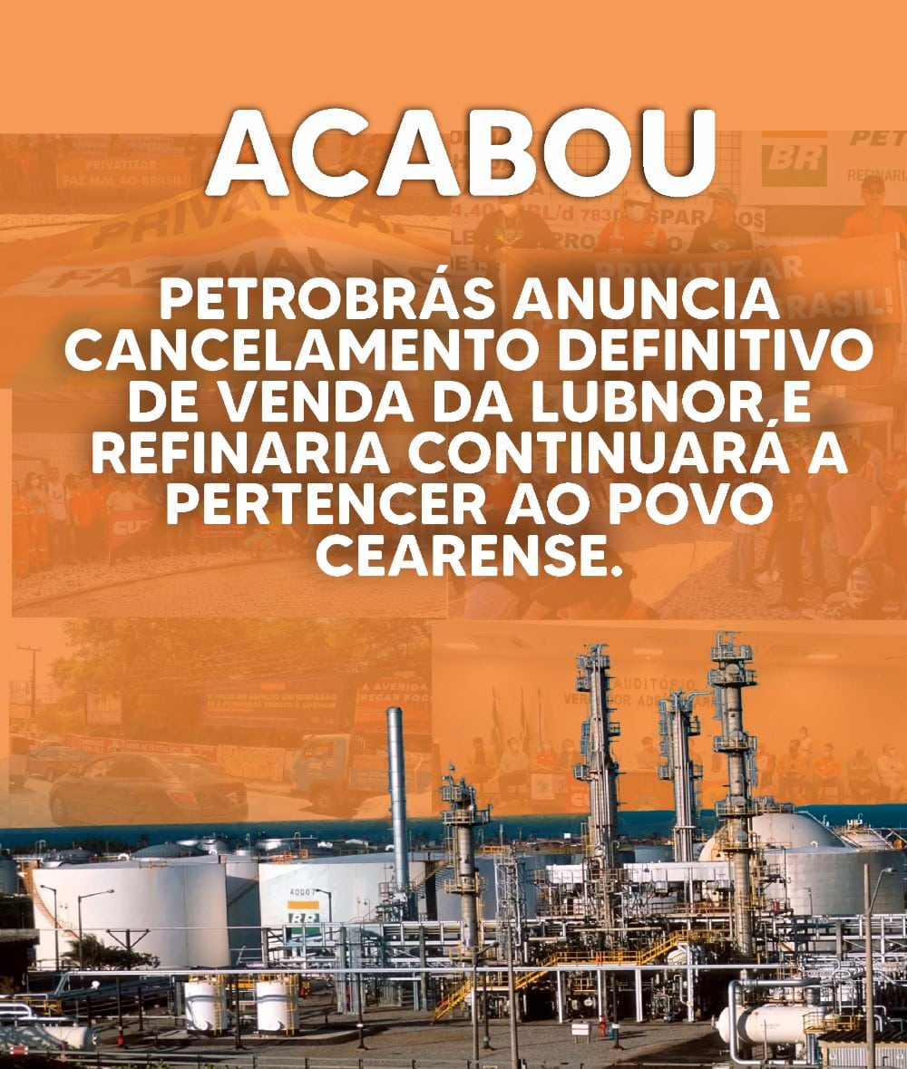 Petrobras vende Lubnor por 55% do seu valor, segundo Ineep